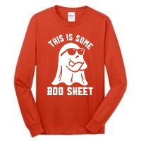 Cute This Is Some Boo Sheet Halloween Funny Ghost Gift Tall Long Sleeve T-Shirt