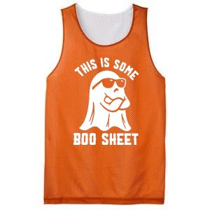 Cute This Is Some Boo Sheet Halloween Funny Ghost Gift Mesh Reversible Basketball Jersey Tank