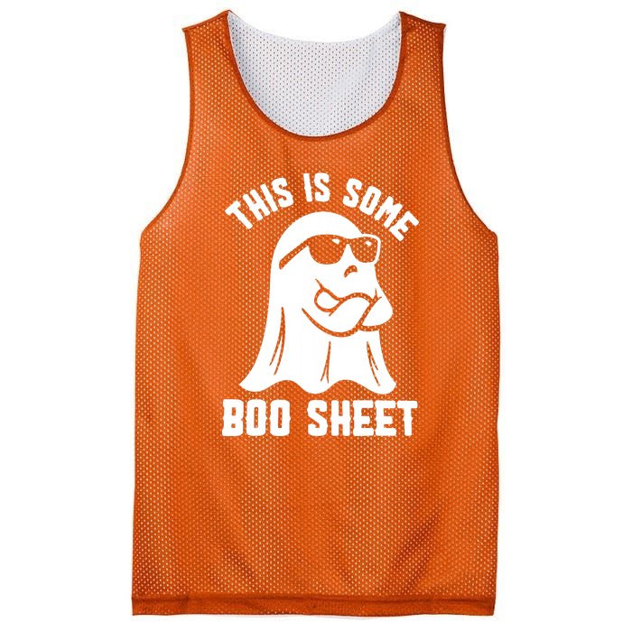 Cute This Is Some Boo Sheet Halloween Funny Ghost Gift Mesh Reversible Basketball Jersey Tank