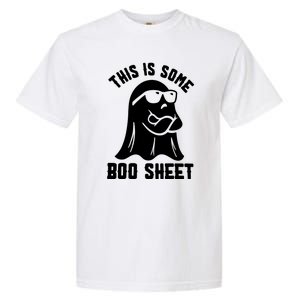 Cute This Is Some Boo Sheet Halloween Funny Ghost Gift Garment-Dyed Heavyweight T-Shirt