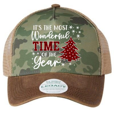 Christmas Trees ItS The Most Wonderful Time Of The Year Legacy Tie Dye Trucker Hat