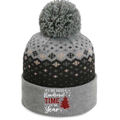 Christmas Trees ItS The Most Wonderful Time Of The Year The Baniff Cuffed Pom Beanie