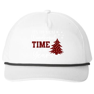 Christmas Trees ItS The Most Wonderful Time Of The Year Snapback Five-Panel Rope Hat