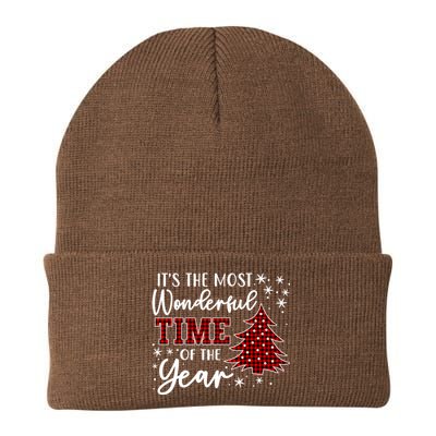 Christmas Trees ItS The Most Wonderful Time Of The Year Knit Cap Winter Beanie