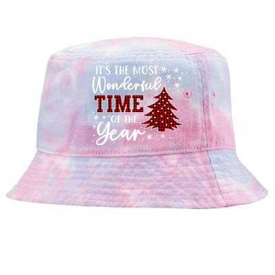 Christmas Trees ItS The Most Wonderful Time Of The Year Tie-Dyed Bucket Hat