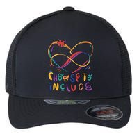 Choose To Include Autism Awareness Flexfit Unipanel Trucker Cap