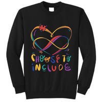 Choose To Include Autism Awareness Tall Sweatshirt