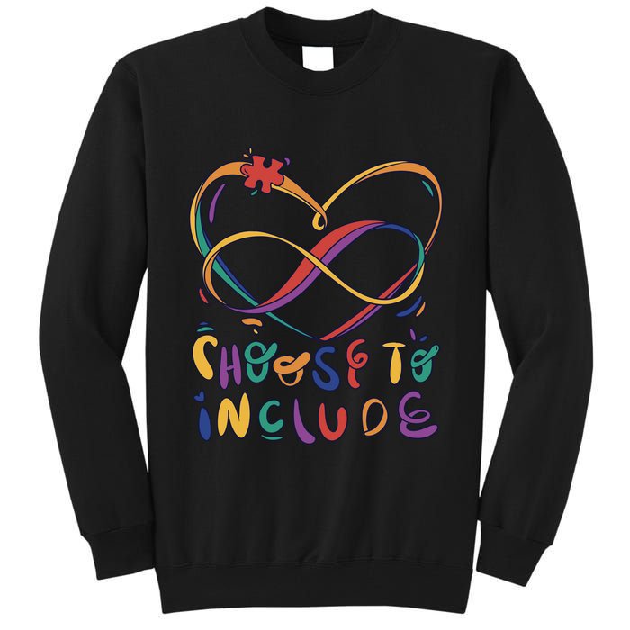 Choose To Include Autism Awareness Tall Sweatshirt
