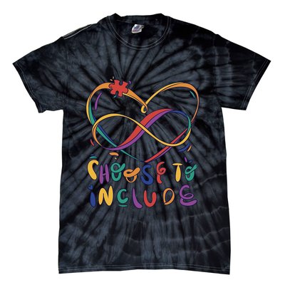 Choose To Include Autism Awareness Tie-Dye T-Shirt