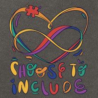 Choose To Include Autism Awareness Cotton Canvas Backpack