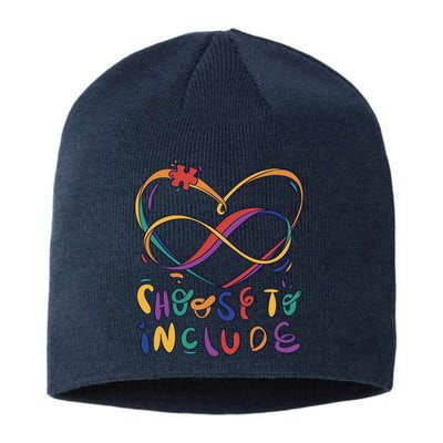 Choose To Include Autism Awareness Sustainable Beanie