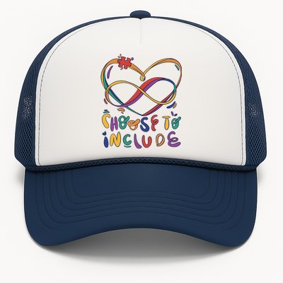 Choose To Include Autism Awareness Trucker Hat