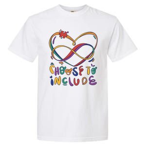 Choose To Include Autism Awareness Garment-Dyed Heavyweight T-Shirt