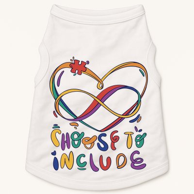 Choose To Include Autism Awareness Doggie Tank