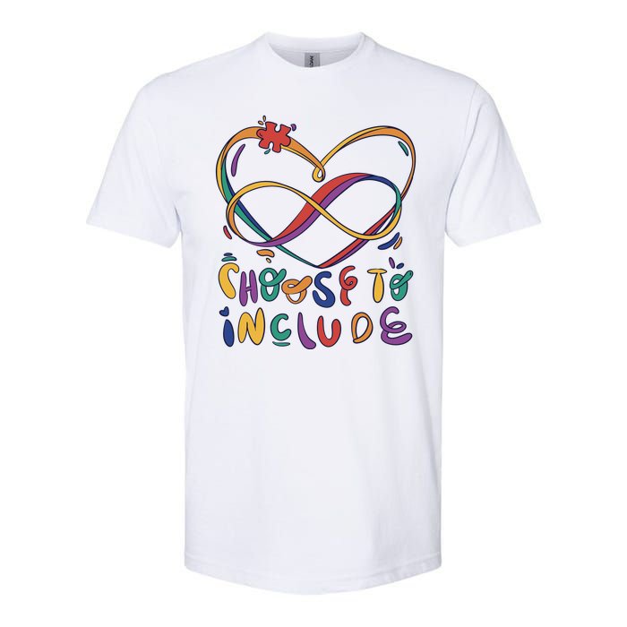 Choose To Include Autism Awareness Softstyle CVC T-Shirt