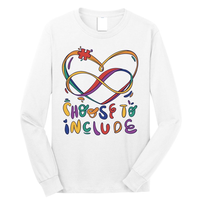 Choose To Include Autism Awareness Long Sleeve Shirt