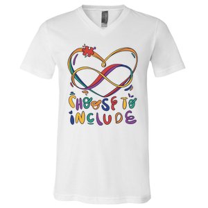 Choose To Include Autism Awareness V-Neck T-Shirt