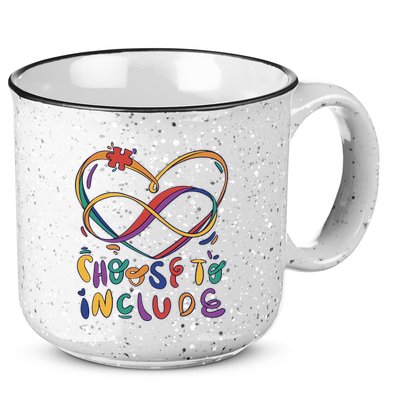 Choose To Include Autism Awareness 15oz Campfire Ceramic Mug