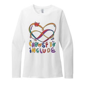 Choose To Include Autism Awareness Womens CVC Long Sleeve Shirt