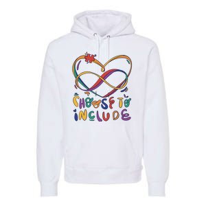 Choose To Include Autism Awareness Premium Hoodie