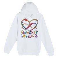 Choose To Include Autism Awareness Premium Pullover Hoodie