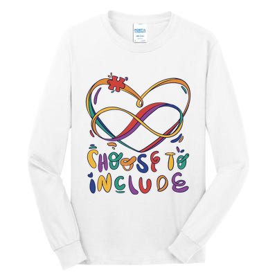 Choose To Include Autism Awareness Tall Long Sleeve T-Shirt