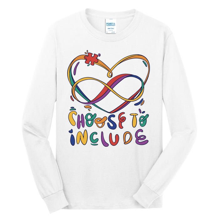 Choose To Include Autism Awareness Tall Long Sleeve T-Shirt