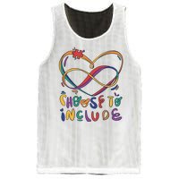 Choose To Include Autism Awareness Mesh Reversible Basketball Jersey Tank