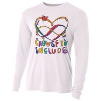 Choose To Include Autism Awareness Cooling Performance Long Sleeve Crew