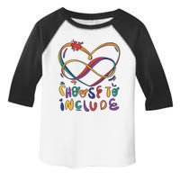 Choose To Include Autism Awareness Toddler Fine Jersey T-Shirt