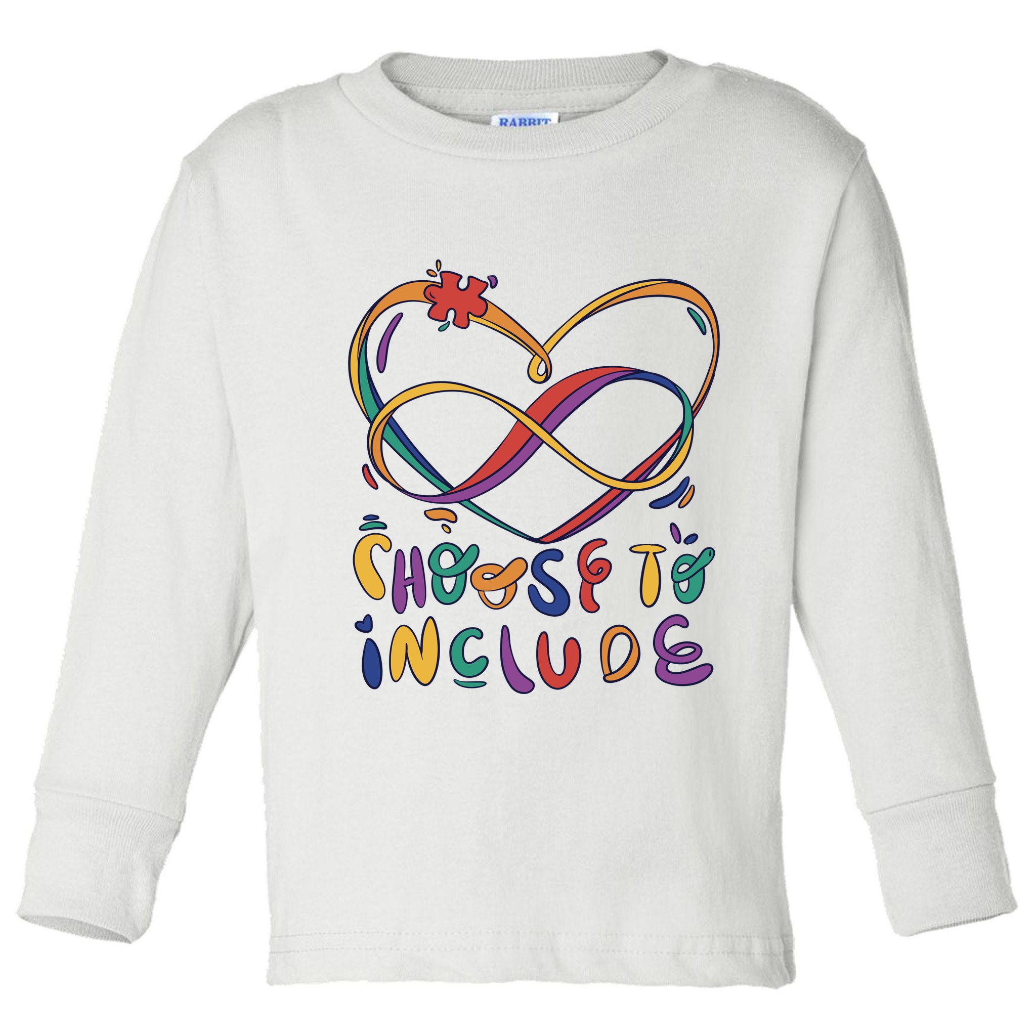 Choose To Include Autism Awareness Toddler Long Sleeve Shirt