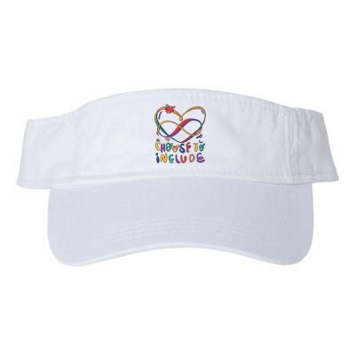 Choose To Include Autism Awareness Valucap Bio-Washed Visor