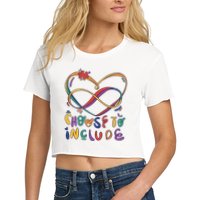 Choose To Include Autism Awareness Crop Top