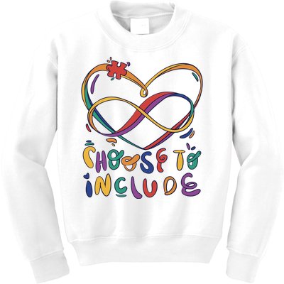 Choose To Include Autism Awareness Kids Sweatshirt