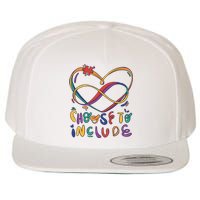 Choose To Include Autism Awareness Wool Snapback Cap