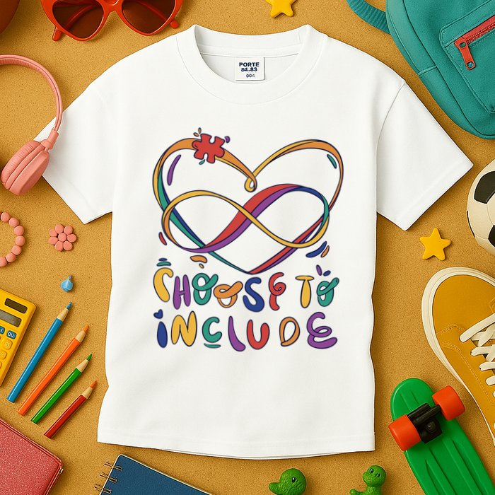 Choose To Include Autism Awareness Kids T-Shirt