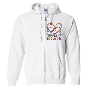 Choose To Include Autism Awareness Full Zip Hoodie