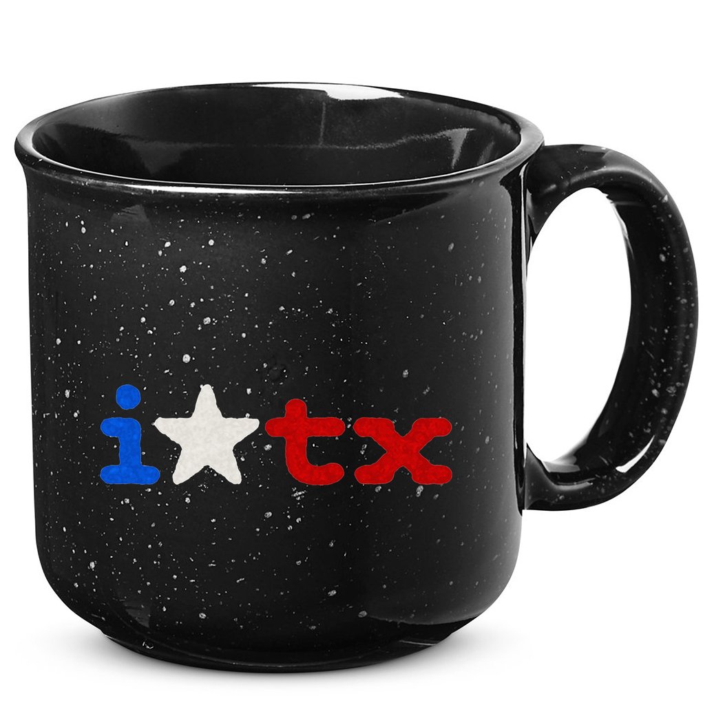 Cute Texas  I love Texas Real Proud Texan 15oz Campfire Ceramic Mug