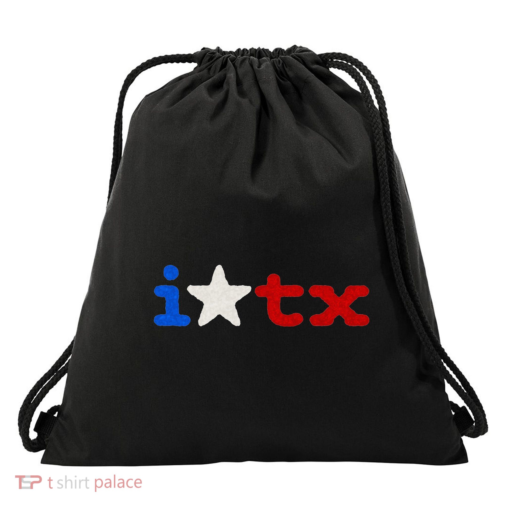 Cute Texas  I love Texas Real Proud Texan Drawstring Bag