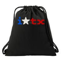 Cute Texas  I love Texas Real Proud Texan Drawstring Bag