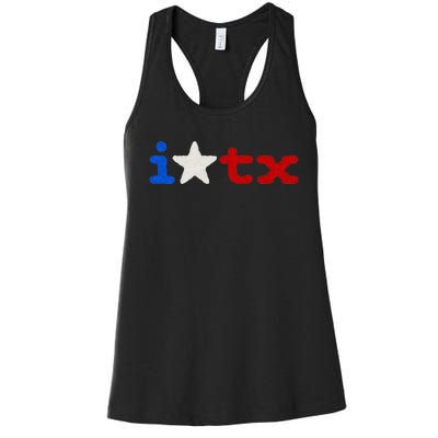 Cute Texas  I love Texas Real Proud Texan Women's Racerback Tank