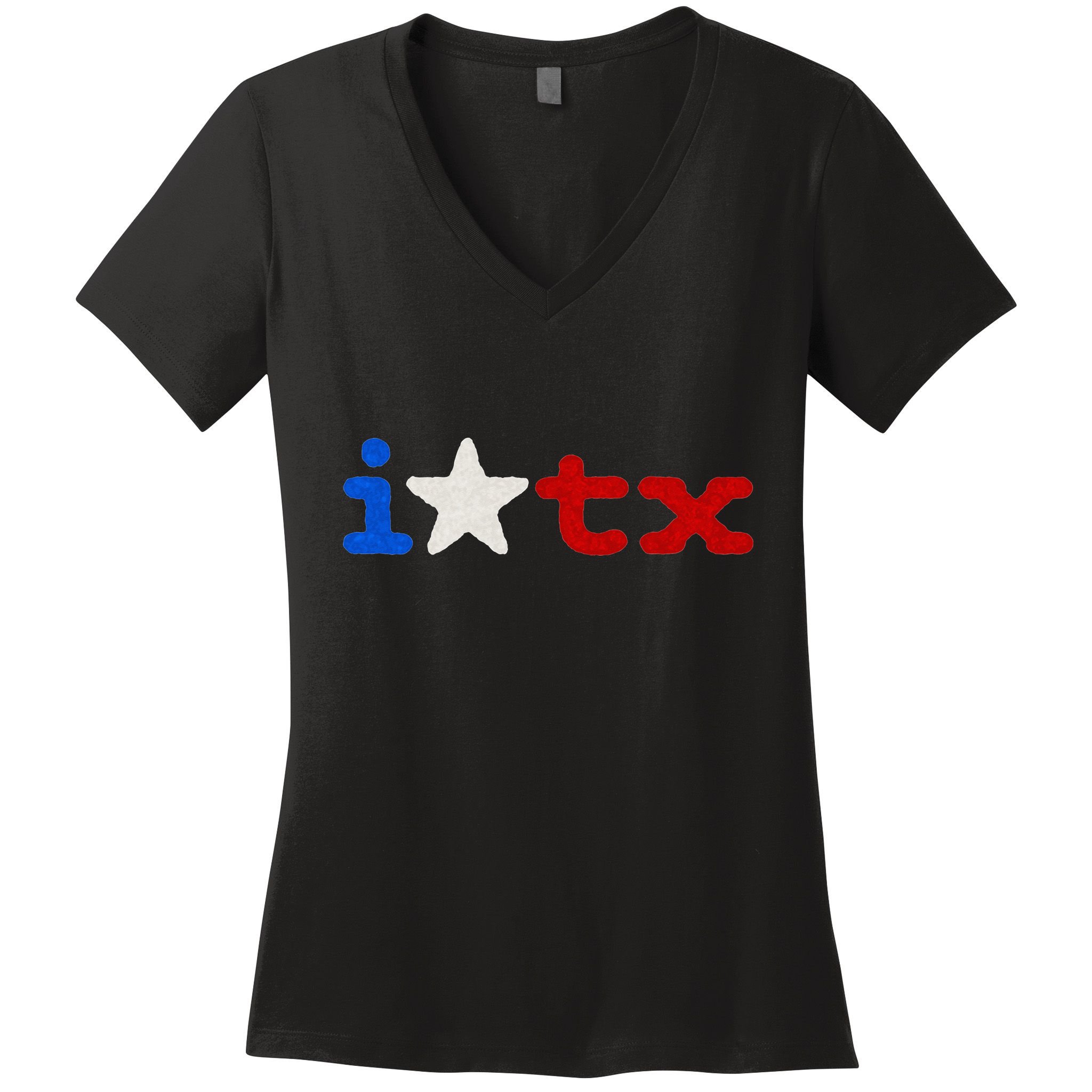 Cute Texas  I love Texas Real Proud Texan Women's V-Neck T-Shirt