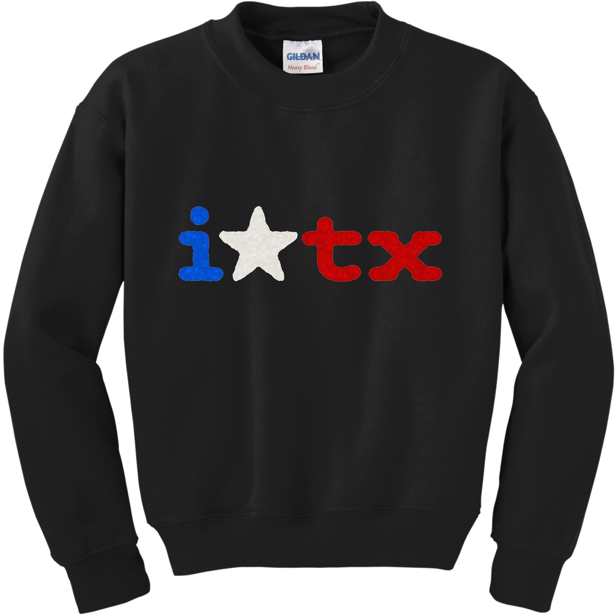 Cute Texas  I love Texas Real Proud Texan Kids Sweatshirt
