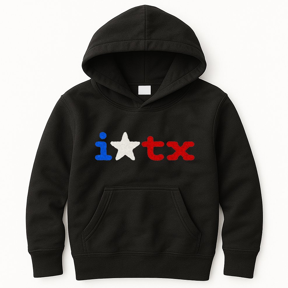 Cute Texas  I love Texas Real Proud Texan Kids Hoodie