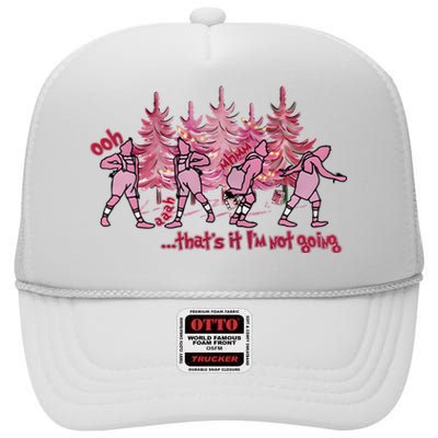 Christmas Thats It Im Not Going Grinchmas High Crown Mesh Back Trucker Hat