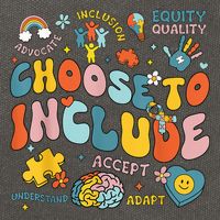 Choose To Include Inclusion Matters Autism Awareness Teacher Cotton Canvas Backpack