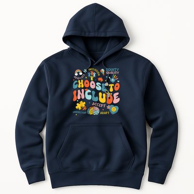 Choose To Include Inclusion Matters Autism Awareness Teacher Hoodie