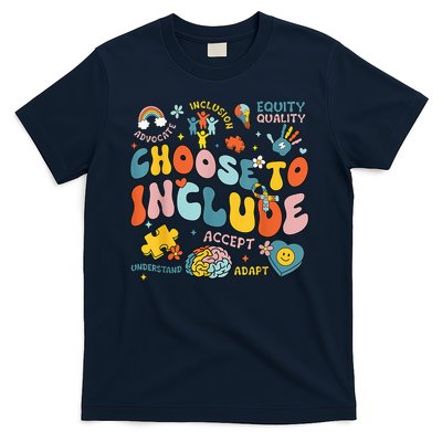 Choose To Include Inclusion Matters Autism Awareness Teacher T-Shirt