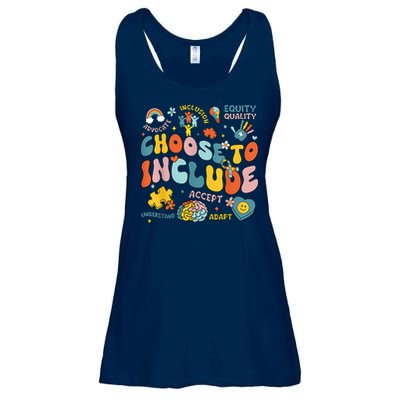 Choose To Include Inclusion Matters Autism Awareness Teacher Ladies Essential Flowy Tank