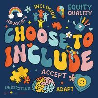Choose To Include Inclusion Matters Autism Awareness Teacher Toddler Sweatshirt
